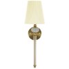 Lampada da parete Warsaw Mauro Ferretti 17x22x57 cm E14 oro bianco