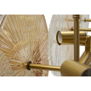 Lampadario a soffitto Osaka 100x23x28-94 cm 8xE14 senza Lampadine Mauro Ferretti