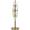 Mauro Ferretti Lampada da Tavolo Osaka Vetro Ferro 20x18x66 cm 3xE14 senza Lampadine