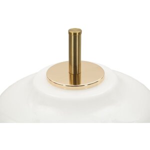 Lampada da Tavolo Vintage in Vetro e Ferro Mauro Ferretti Ø22x46 cm E14 senza Lampadina