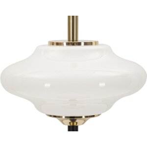 Lampada da Tavolo Vintage in Vetro e Ferro Mauro Ferretti Ø22x46 cm E14 senza Lampadina