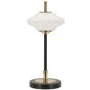 Lampada da Tavolo Vintage in Vetro e Ferro Mauro Ferretti Ø22x46 cm E14 senza Lampadina