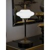 Lampada da Tavolo Vintage in Vetro e Ferro Mauro Ferretti Ø22x46 cm E14 senza Lampadina