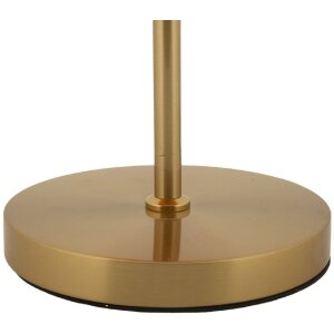 Mauro Ferretti Lampada da Tavolo Oldy Vetro Ferro Ø30x16x53 cm E27 senza Lampadina
