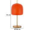 Mauro Ferretti Lampada da Tavolo Oldy Vetro Ferro Ø30x16x53 cm E27 senza Lampadina