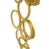 Applique Rich oro nero Mauro Ferretti 30x20x50 cm E27 senza lampadina