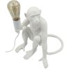 Lampada da tavolo Affe seduto bianco 33x33x32 cm E27 senza lampadina Mauro Ferretti
