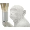 Lampada da tavolo Affe seduto bianco 33x33x32 cm E27 senza lampadina Mauro Ferretti
