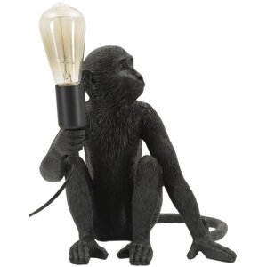 Lampada da tavolo Scimmia seduta Nera 33x33x32 cm Mauro...