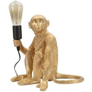 Lampada da tavolo Scimmia Seduta Oro Mauro Ferretti...