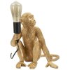 Lampada da tavolo Scimmia Seduta Oro Mauro Ferretti 33x33x32 cm E27 senza Lampadina