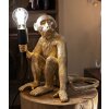 Lampada da tavolo Scimmia Seduta Oro Mauro Ferretti 33x33x32 cm E27 senza Lampadina