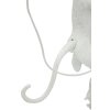 Lampada da parete Scimmia Bianca 32x32x64 cm Mauro Ferretti E27 senza lampadina