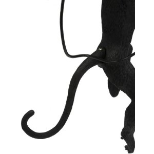Lampada da Parete Scimmia nera Mauro Ferretti 32x32x64 cm E27 senza lampadina