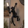 Lampada da Parete Scimmia nera Mauro Ferretti 32x32x64 cm E27 senza lampadina