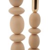 Mauro Ferretti Portacandele Shuttle rosa – Set da 2 Ø 10x25 cm e Ø 10x33,5 cm