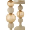 Mauro Ferretti Portacandele Glassy crema – Set da 2 Ø 10x32 cm e Ø 10x36 cm
