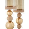 Portacandele in vetro Glassy rosa – Set da 2 Ø 10x32 cm e Ø 10x36 cm