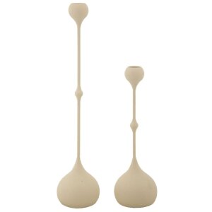 Mauro Ferretti Portacandele Slimmy crema – Set da 2...