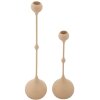 Mauro Ferretti Portacandele Slimmy rosa – Set da 2 Ø 8x26 cm e Ø 8x37 cm