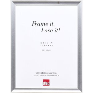Effect Specchio da parete profilo legno 41 argento...