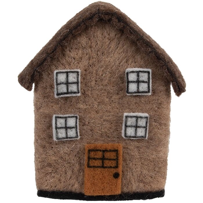 Clayre & Eef 66297 Filzhaus 12x7x14 cm Decorativo