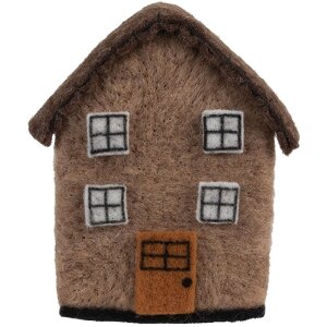 Clayre & Eef 66297 Filzhaus 12x7x14 cm Decorativo