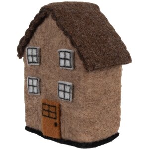 Clayre & Eef 66297 Filzhaus 12x7x14 cm Decorativo