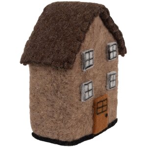 Clayre & Eef 66297 Filzhaus 12x7x14 cm Decorativo