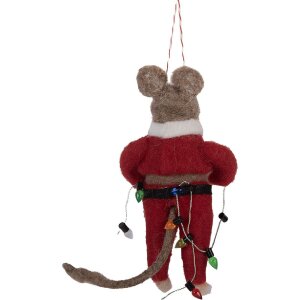 Appendino Decorativo Topolino in Feltro Clayre & Eef...