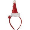 Fascia capelli con cuffia di Natale Clayre & Eef 66351 con LED 12x7x27 cm