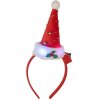 Fascia capelli con cuffia di Natale Clayre & Eef 66351 con LED 12x7x27 cm