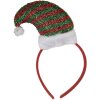 Fascia per capelli con cappello di Babbo Natale Clayre & Eef 66353 12x6x22 cm