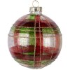 Pallina per albero di Natale Clayre & Eef 6GL5178 Ø 8x8 cm Rosso Dorato