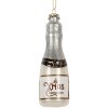 Decorazione Natalizia Clayre & Eef 6GL5248 Ø 4x13 cm color argento