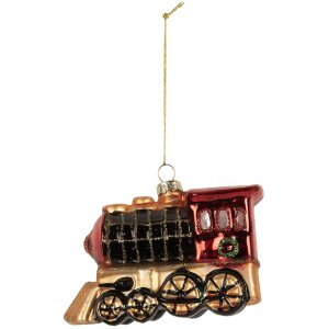 Clayre & Eef 6GL5249 Ornamento Natalizio 10x5x6 cm