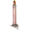 Clayre & Eef 6GL5253 Clip Ornamento Natalizio Portacandele Ø 4x14 cm Rosa-Argento