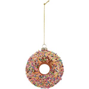 Decorazione natalizia in vetro Clayre & Eef 6GL5254 Ø 10x4 cm