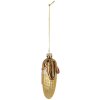 Ornamento Natalizio Clayre & Eef 6GL5259 Ø 4x10 cm dorato