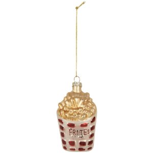 Clayre & Eef 6GL5260 Ornamento Natalizio 6x3x10 cm...
