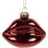 Ornamento Natalizio Clayre & Eef 6GL5261 Rosso 8x4x7 cm