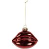 Ornamento Natalizio Clayre & Eef 6GL5261 Rosso 8x4x7 cm