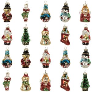 Set di 20 ornamenti natalizi Clayre & Eef 6GL5262...