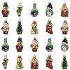 Set di 20 ornamenti natalizi Clayre & Eef 6GL5262 28x20x4 cm