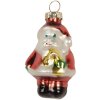 Set di 20 ornamenti natalizi Clayre & Eef 6GL5262 28x20x4 cm
