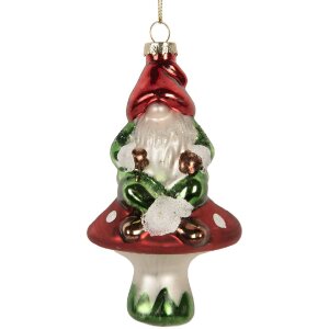 Clayre & Eef 6GL5263 Ornamento Natalizio 7x6x13 cm...