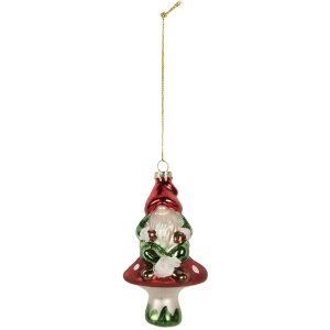 Clayre & Eef 6GL5263 Ornamento Natalizio 7x6x13 cm...