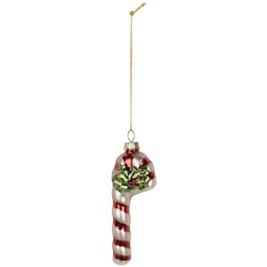 Clayre & Eef 6GL5264 Ornamento Natalizio 4x3x12 cm