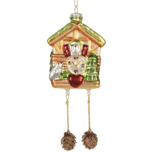 Clayre & Eef 6GL5265 Ornamento Natalizio 7x4x10/17 cm...