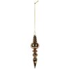 Clayre & Eef 6GL5270 Ornamento natalizio Ø 4x16 cm Dorato